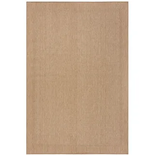 Outdoorteppich , Beige , Textil , Bordüre , rechteckig , 160x230 cm , Reach, AZO-frei , wasserabweisend, schmutzabweisend, UV-beständig , Teppiche und Böden, Teppiche, Outdoorteppiche
