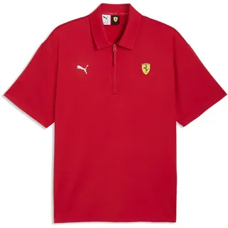 Puma Ferrari Cloudspun Kurzarm-poloshirt - Rosso Corsa - L