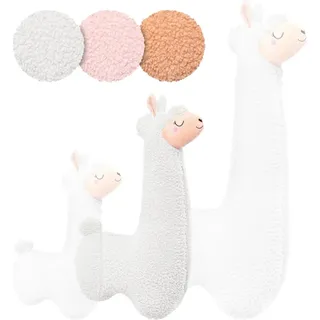 Engelshof Alpakas Münsterland Alpaka Seitenschläferkissen 100 x 40 cm Weiß