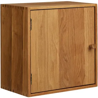 Wandregal , Eichefarben , Holz , Eiche , massiv , Holz , 30x30x18 cm , hängend , Wohnzimmer, Regale, Wandregale