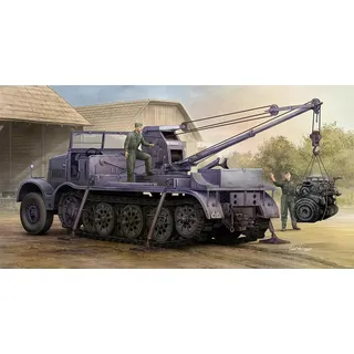 Trumpeter 759576 - Schwerer Zugkraftwagen 18 t mit 6 t Billstein-Kran mehrfarbig 1:35
