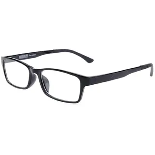 Fullwosing Brille für Kurzsichtigkeit Mit Dioptrien -0.50 bis -6.00 Fernbrille für Damen und Herren Schwarz(-5.75)