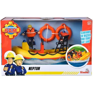 Simba Feuerwehrmann Sam Neptune, Boot mit Figur