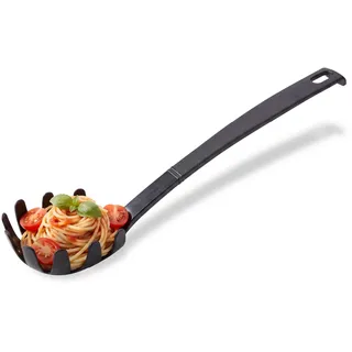 Fackelmann Spaghettilöffel 30 cm Kunststoff Schwarz