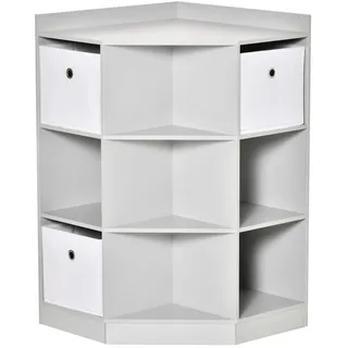 Homcom Kinderregal 57,4 x 57,4 x 94 cm MDF grau