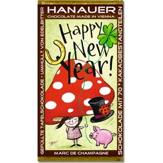 Hanauer Bio Schokolade "Happy New Year", 70 g