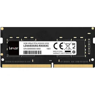 Lexar SODIMM DDR4 16GB, 3200 MHz Laptop RAM, 260-Pin SODIMM Laptop-Speicher, Hochleistungs-SO-DIMM, PC-Computerspeicher, Hochleistungs Arbeitsspeicher, CL22-22-22-52, 1.2V