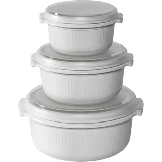Emsa Micro Family Frischhaltedose weiß 0,5 l 3-teilig