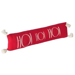 Boltze Home Rollkissen Hohoho 80 cm , Naturmaterialen , 11x20x80 cm , Dekoration, Weihnachtsdekoration