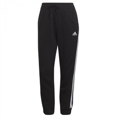 Adidas Damen W 3S FT C 78PT Jogginghose, Schwarz-Weiss, XS