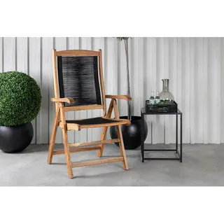 Gardenson Gartenstuhl-Set , Holz , Akazie , 57x104x68 cm , Gartenmöbel, Gartensessel, Gartenstühle