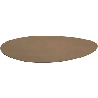 Leonardo Tischset , Braun , Kunststoff , oval , 48x34 cm , abwischbar , Heimtextilien, Wohntextilien, Tischwäsche, Tischsets