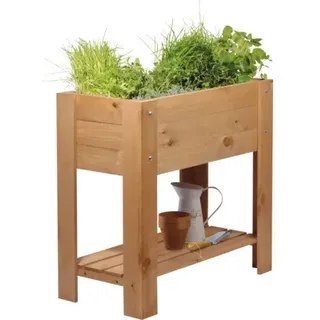 Hochbeet auf Stelzen dobar 80,3 x 40 x 78,4 cm braun