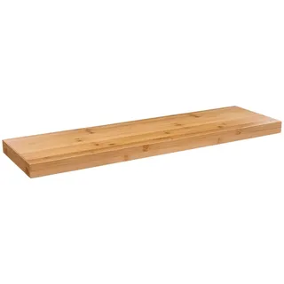 Five – Wandregal, schwimmend, aus Bambus, 80 cm, unsichtbare Befestigungen