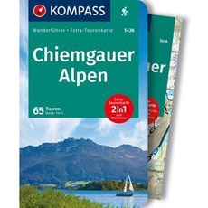 KOMPASS Wanderführer Chiemgauer Alpen, 65 Touren mit Extra-Tourenkarte