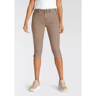 Arizona Caprijeans »Ultra Stretch«, extraenge Passform, knieumspielende Länge, hohe Leibhöhe Arizona beige 38