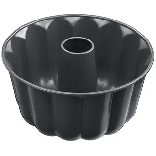 Original Kaiser La Forme Plus Gugelhupfform groß 24 cm, Kuchenform rund, extra hoher Rand, Emailleboden, antihaftbeschichtet, schwarz