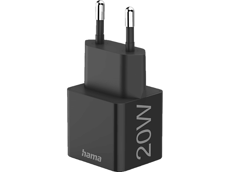 Bild von Schnellladegerät USB-C PD/Qualcomm Mini-Ladegerät 20W schwarz (201649)
