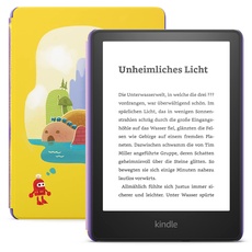 Kindle Paperwhite Kids – Mit über 1.000 Kinderbüchern, kindgerechter Hülle und 2 Jahren Sorglos-Garantie – Robotertraum | 16GB