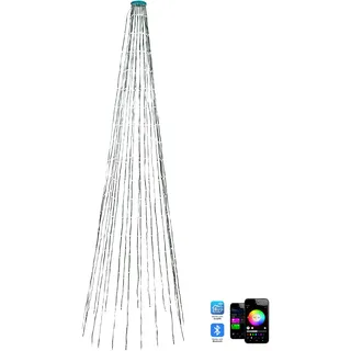 Beliani LED Lichterkette PVC 2 m Bunt