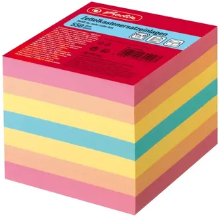 Herlitz Zettelkastenersatzeinlage 9 x 9 cm (farbig sortiert)