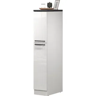 kochstation Apothekerschrank KS-Sole 30 x 60 x 165 cm Weiß