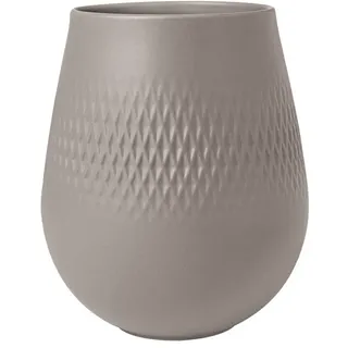 Villeroy & Boch "Vase Manufacture Collier 14 cm", taupe