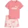 Minicats Ess Kurzarm-set - Wild Pink - 12-18 Monate
