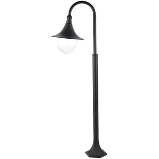 Rabalux Wegeleuchte Kunststoff/Metall 120,0 cm E27 spritzwassergeschützt/dimmbar schwarz