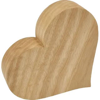 Schönes Holz-Herz aus Esche Holzdekoration Größen wählbar V-40.13-00 - Naturbelassen