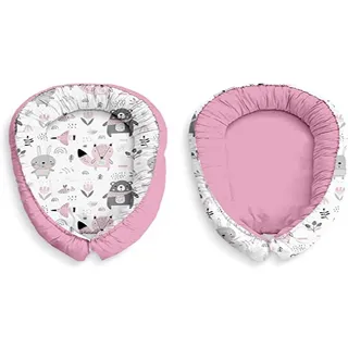 Multifunktionale Kuschelnest Babynest Kokon für Babys und Säuglinge, Nestchen, Reisebett, 100% Baumwolle, antiallergisch