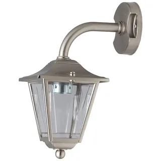 Antike Außenleuchte LEROS aus Messing rustikal IP43 Wand Lampe Laterne Haus Hof