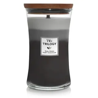 Woodwick Warm Woods Duftkerze 609,5 g grau