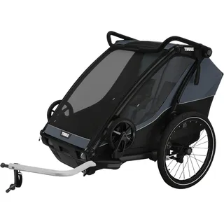 Thule Chariot Cab Kinderanhänger grau/ schwarz