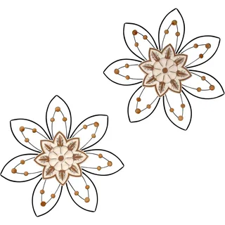 Hofmann Living And More Wanddekoobjekt »Wanddekoration« Wandbild im 2er-Set, Vögel beige