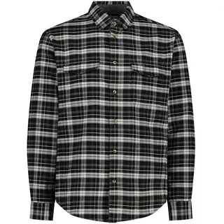 CMP MAN Shirt nero-oil green (55UM) 48