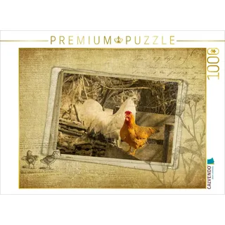 CALVENDO Puzzle EIN Motiv aus dem Kalender French Vintage Country 1000 Teile Puzzle quer | Lege-Größe cm Foto-Puzzle für glückliche Stunden