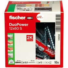 Bild von DUOPOWER 12x60 S LD 2-Komponenten-Dübel 60mm 12mm 538258