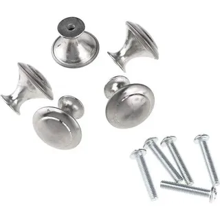 Rundes Sitzmöbel-Design Trekhandgriff Edelstahl Geborstelt 28 mm 10 Stück Waschmaschine - Weiß