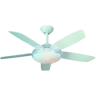 Deckenventilator mit Licht 132 cm Wohnzimmer ventilator mit Fernbedienung Weiß