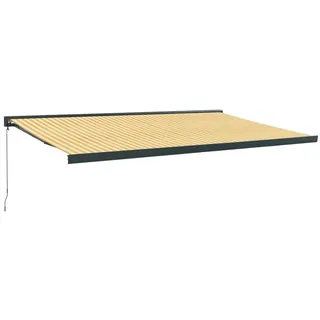 vidaXL Markise Einziehbar 5 x 3 m gelb