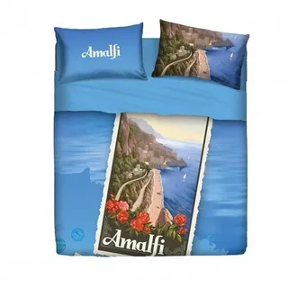 Set Bettbezug BASSETTI Bild Amalfi 1 Quadrat