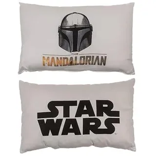 Out of the blue - Start Wars Mandalorian 30x50cm Baumwoll-Kissen mit 100% Polyester Füllung - Ideale Wohnzimmer-Dekoration