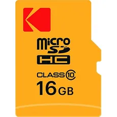 Kodak SD MICRO 16GB CL10 EXTRA CON ADATT. KODAK (microSDHC, 16 GB, U1), Speicherkarte