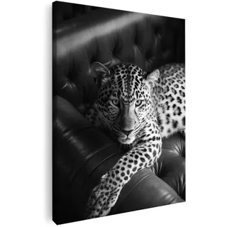 Artmazing | Leopard Bild | Poster & Kunstdrucke | Bild Hochkant | Pop Art Bilder Leinwand | S Art Bilder Preise | Coole Wandbilder Wohnzimmer | Kunstdruck Leinwand | Bild Leinwand XXL | Bild Leopard