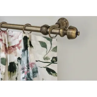 GARESA Vorhangstange Profil klein 1-läufig Ø 20 mm 100 cm Gold