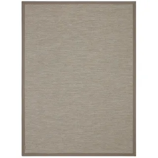 DEKOWE Teppich »Naturino Color« rechteckig 7 mm Höhe Flachgewebe, Sisal-Optik, mit Bordüre, In- und Outdoor geeignet Dekowe anthrazit B : cm 1 Stk.