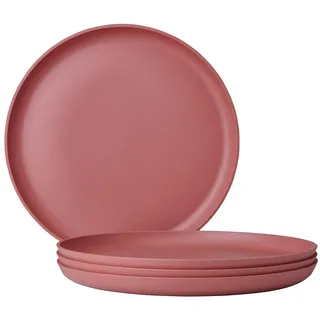 Mepal Essteller Silueta 26 cm rosa/rot 4er Set