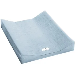 Julius Zöllner Überzug für 2-Keil Wickelauflage aus Musselin Baumwolle - Musselin denim Gr. 50/65