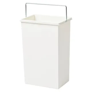 Hailo Inneneimer 1045629 weiß 10 Liter 226 x 154 x 350 mm mit Henkel - Weiß
